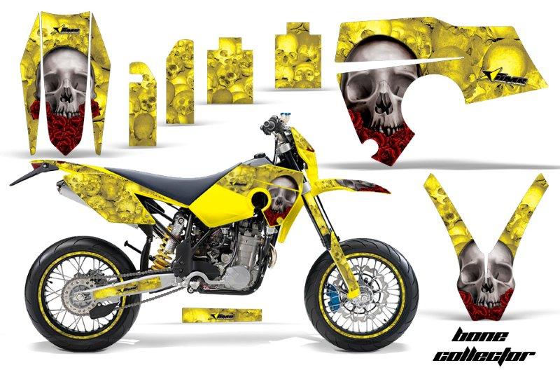 Husaberg FE FS 06-08 Graphics Kit Bones Y NPs